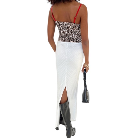 Princess Polly Bryleigh floral mesh maxi skirt w/ lace trim - Picture 3 of 5